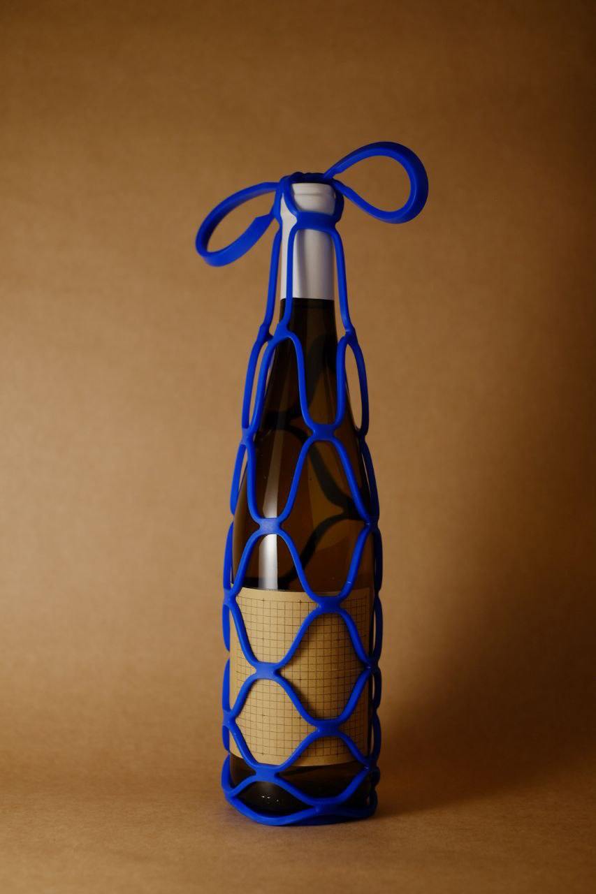 Wine Carrier - Blue